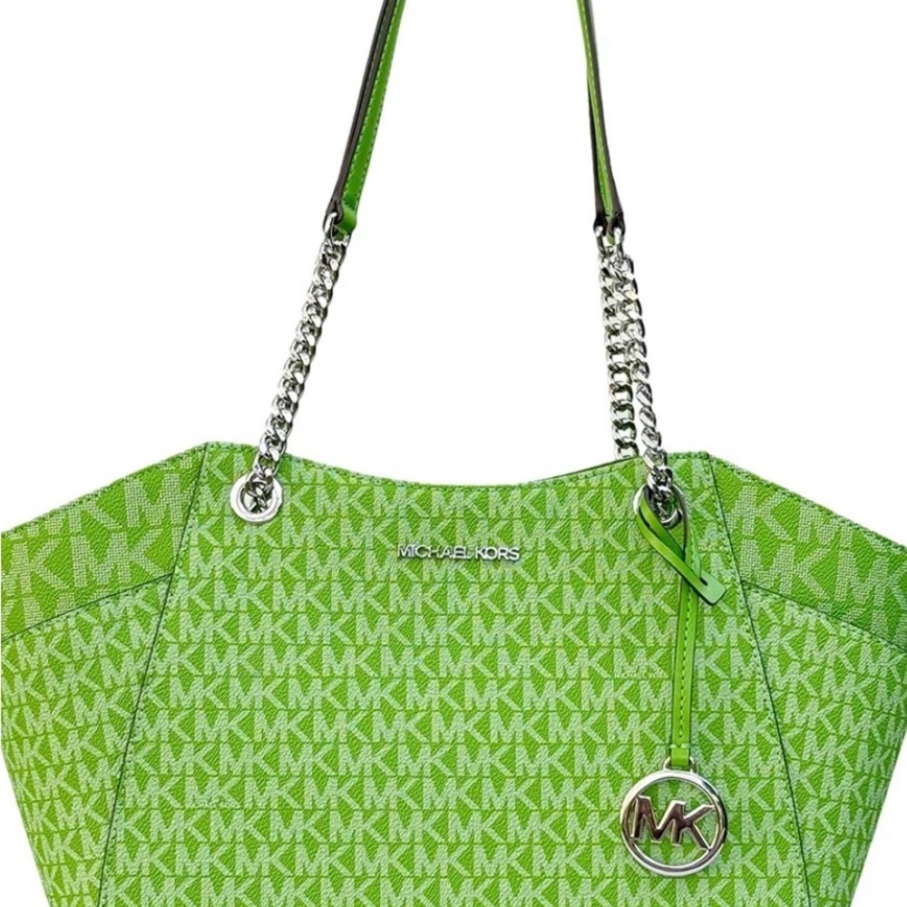Michael Kors Jungle Green Purse and Wallet